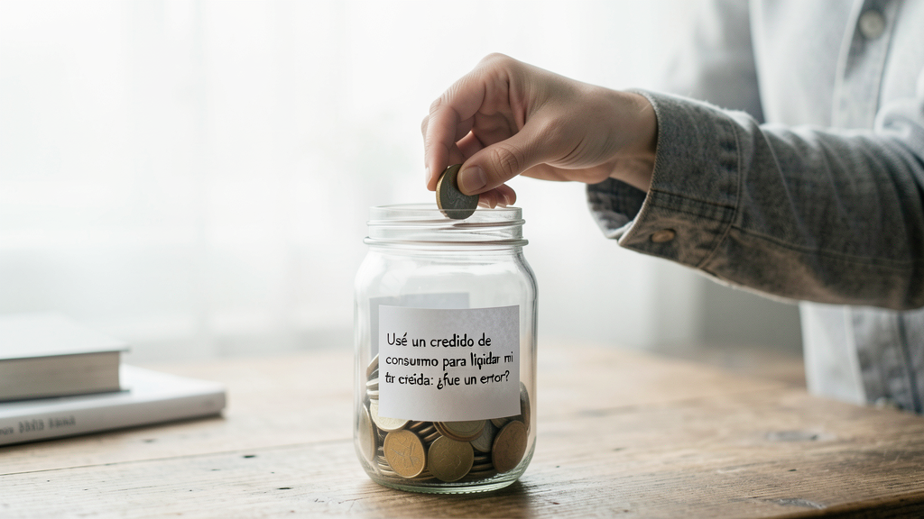 Detalle fotográfico relacionado con Usé un crédito de consumo para liquidar mi tarjeta de crédito: ¿fue un error?